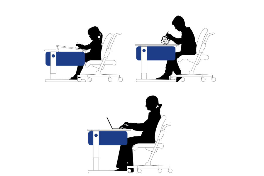 Revolutionize Home-Schooling With Ergonomic Kids' Desks For Improved Concentration 3 Moll Moll grows blue triangle 900x600 1